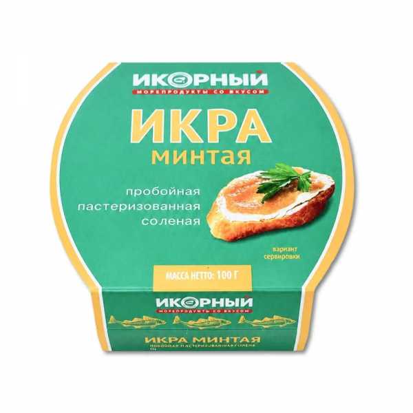 Икра минтая пробойная соленая, 