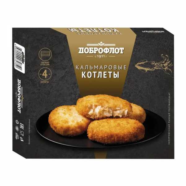 Кальмаровые котлеты в панировке, 