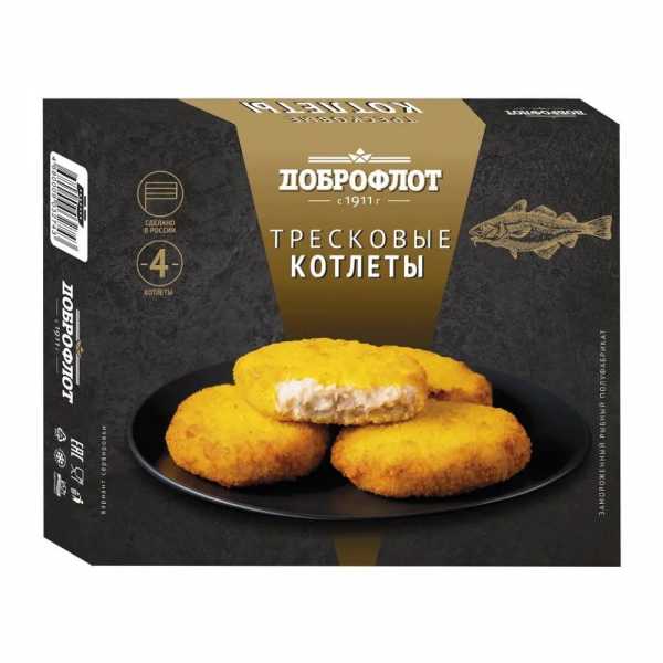 Тресковые котлеты в панировке, 